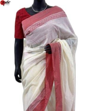 Cotton Saree with Weaving Border