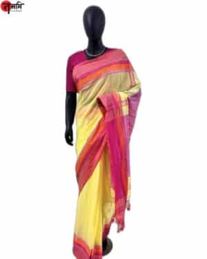Cotton Saree with Weaving Border
