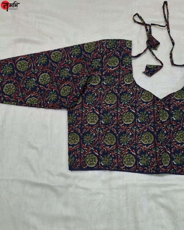 Ajrakh Cotton Blouse - Image 3
