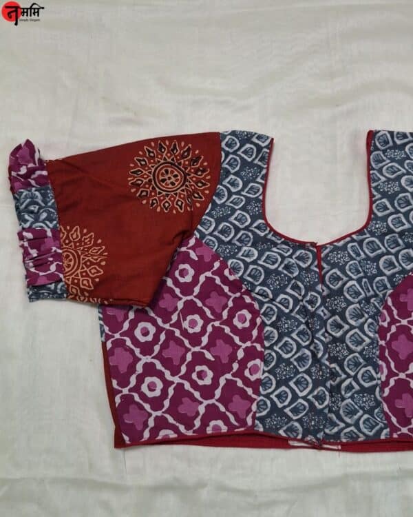 Multicolor Cotton Blouse - Image 3