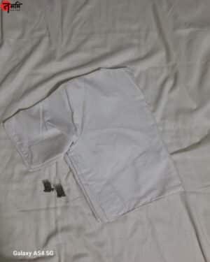 White Khadi Cotton Blouse