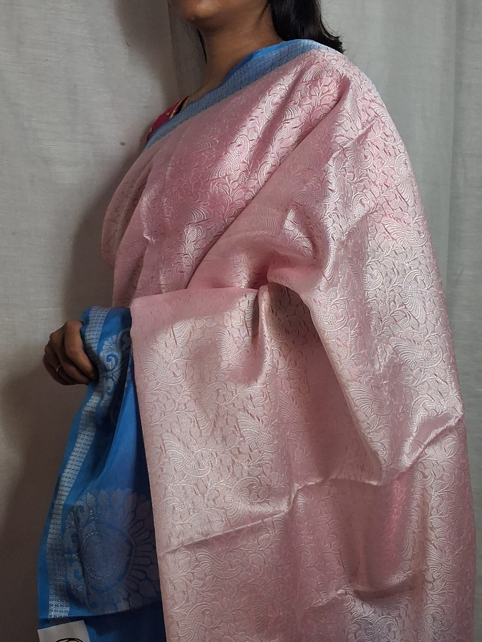 Banarsi cotton silk saree - Image 2