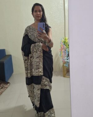 Pure khadi cotton saree